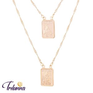 Escapulário Dourado