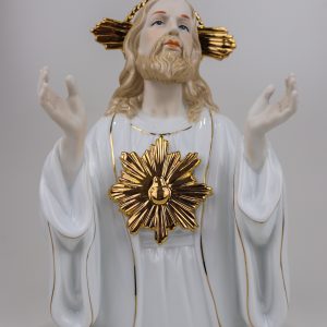 Sagrado Coração De Jesus 23cm Porcelana