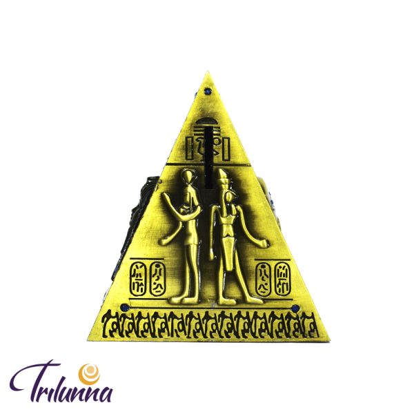 Pirâmide Metal 17cm - Cofre - Imagem 2