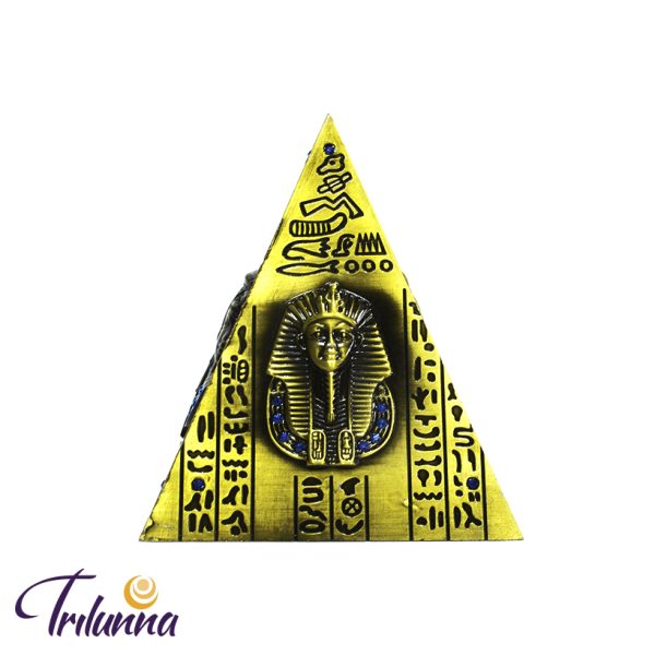 Pirâmide Metal 17cm - Cofre - Imagem 3
