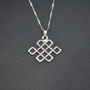 Gargantilha Nó Do Amor 35m Prata