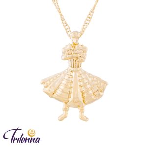 Gargantilha Xângo 22mm Dourada