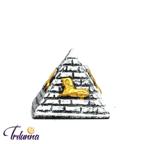 Pirâmide Resina 04,5cm Prata - Imagem 5