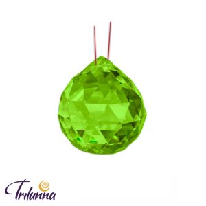 Bola Multifacetada Feng Shui 40mm Verde