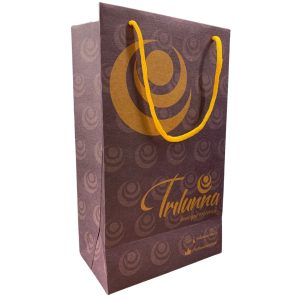Sacola De Papel Trilunna 17,5 X 9,5 X 29 Cm