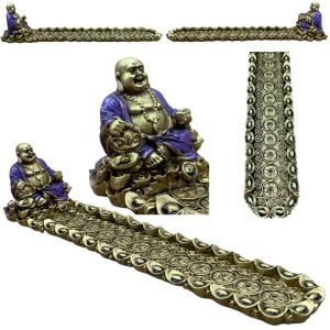 Incensário Régua Buda Fortuna Roxo