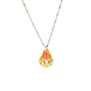 Gargantilha Folha Milênio 38mm Prata