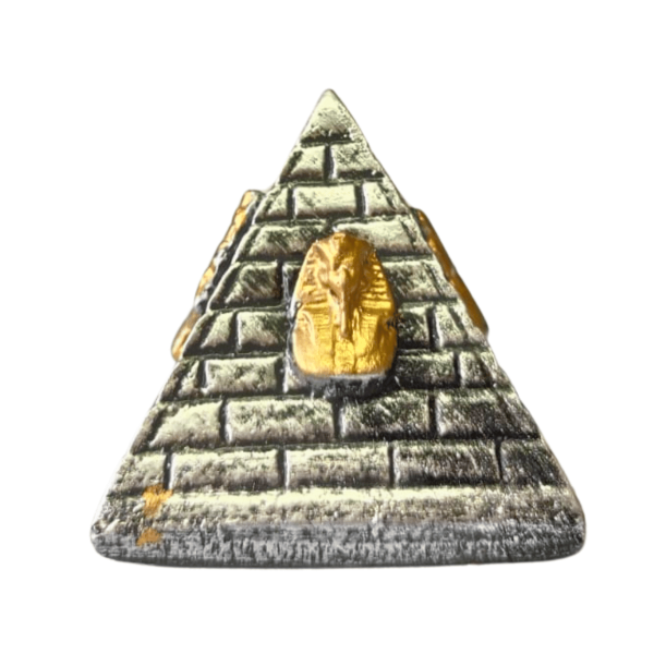 Pirâmide Resina 04,5cm Prata - Imagem 7