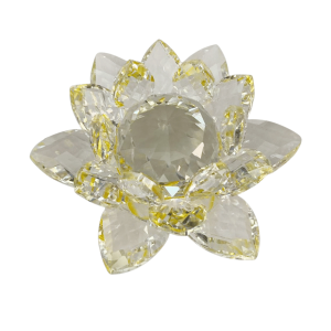 Flor De Lótus Cristal - Miolo 50mm Amarela