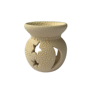 Rechaud Lua C/ Estrela Branco 7x6cm