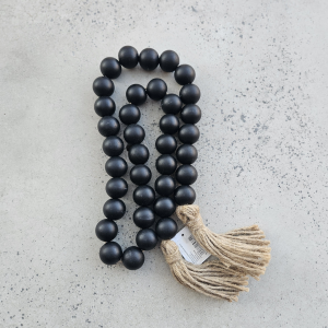 Terco Madeira Decorativo Preto