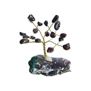 Árvore De Pedra C/ Arame Mini 10cm Granada
