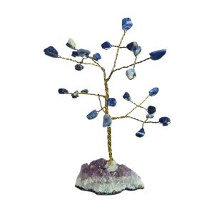 Árvore De Pedra C/ Arame 15cm Sodalita