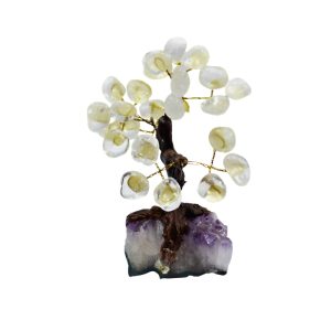 Árvore 15cm Pedra Cristal