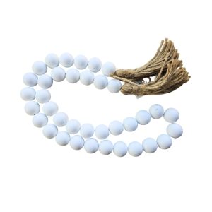 Terco Madeira Decorativo Branco