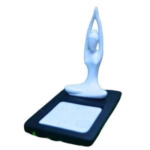 Incensário Relevo Yoga Mod C 16cm Resina Porta Incenso Vareta