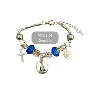Pulseira Berloque Nossa Senhora Aparecida Variadas