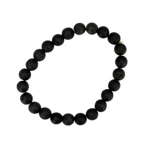 Pulseira De Pedra Vulcanica N8