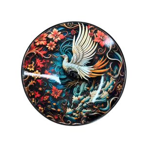 Incensário Vidro Bowl Fenix C/Flor E Água