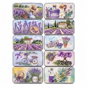 Porta Joia De Metal 4,5cm Lavanda Sortidos