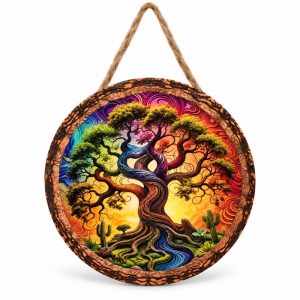 Mandala Arvore Da Vida Porcelana Mod A