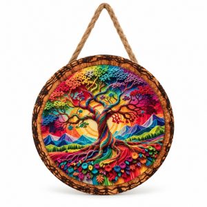 Mandala Arvore Da Vida Porcelana Mod B