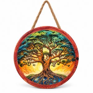 Mandala Arvore Da Vida Porcelana Mod H