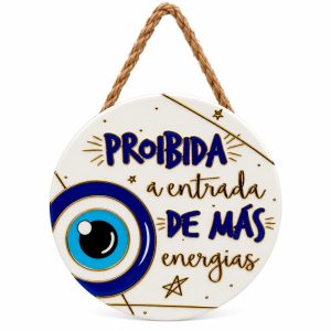 Mandala Olho Grego Frases Porcelana Mod A
