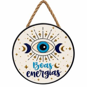 Mandala Olho Grego Frases Porcelana Mod E