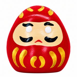 Daruma 6cm - Vermelho