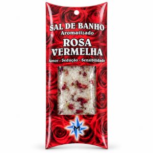 Sal Banho Rosa Vermelha