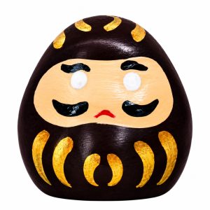 Daruma 6cm - Preto