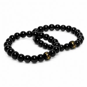 Pulseira Tibetana Preta - 2pç