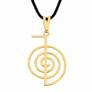 Gargantilha Cho-Ku-Rei 20mm Dourado C/Cordão Fino