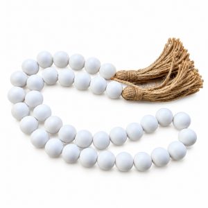 Terco Madeira Decorativo Branco