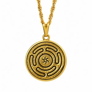 Gargantilha Hécate Strophalos 22mm Dourada