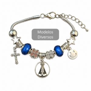 Pulseira Berloque Nossa Senhora Aparecida Variadas
